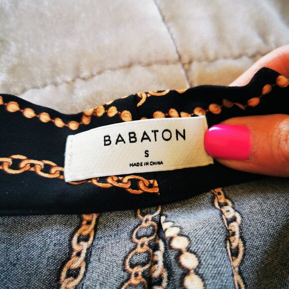 Aritzia BABATON Power Blouse ~ S (Small) ~ like new - Picture 5 of 6